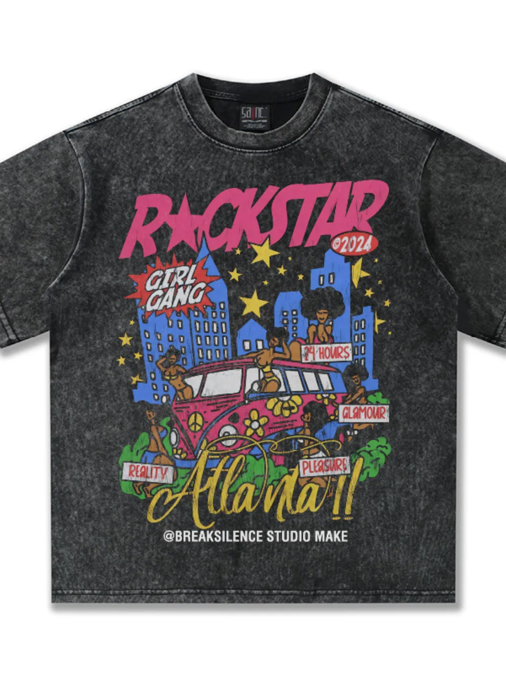 Men's Rockstar Graphic Short Sleeve T-Shirt, image 8