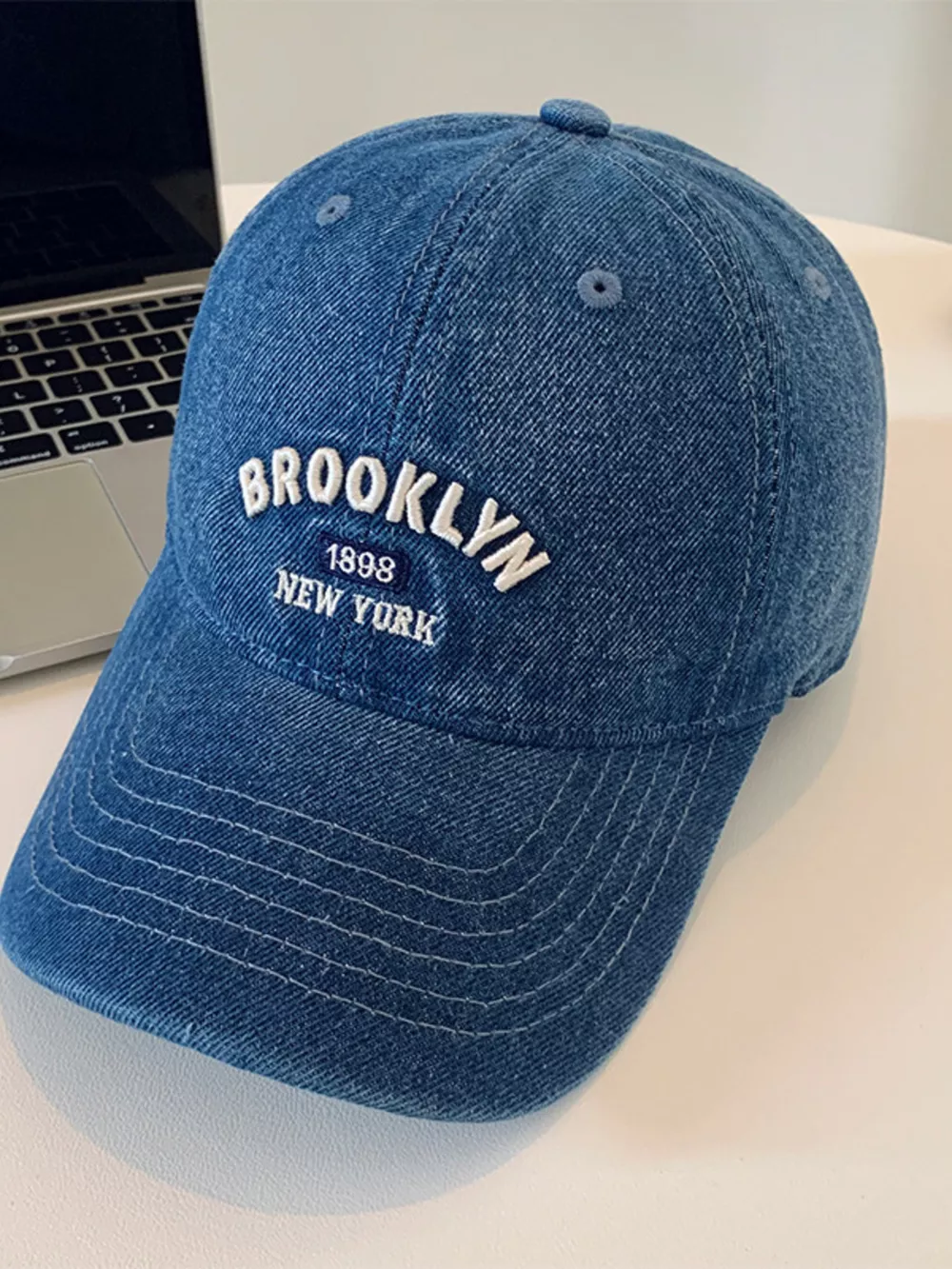 Letter Embroidered Baseball Cap, image 7