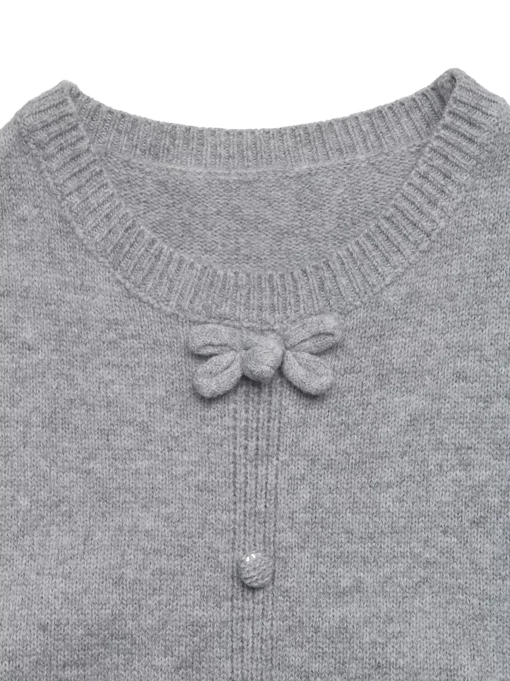 Bow-Detail Knit Sweater Vest, image 7