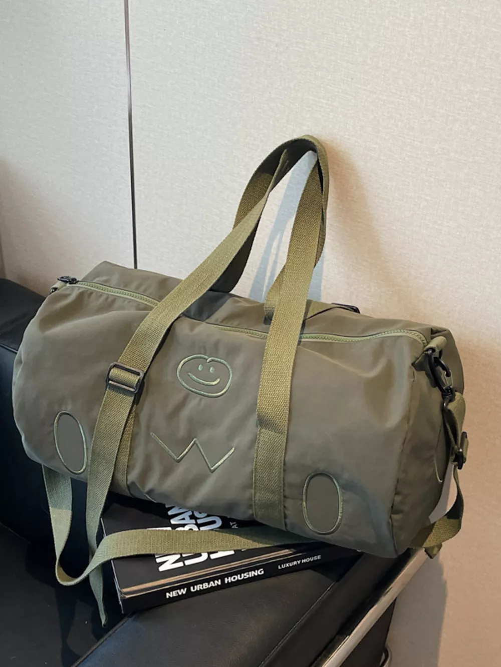 Smiley Face Duffle Bag, image 4