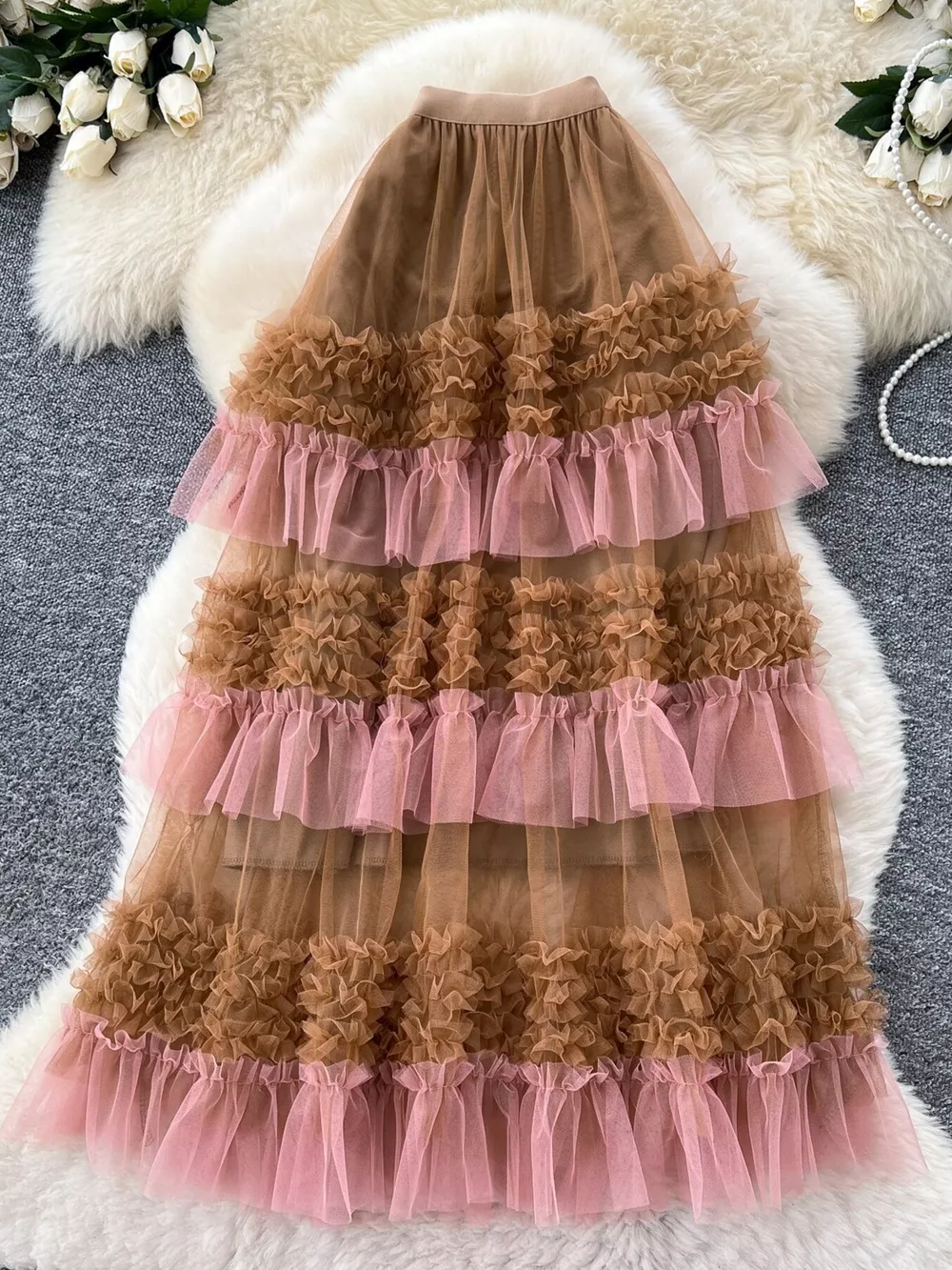 Ruffle Tulle Skirt, image 3