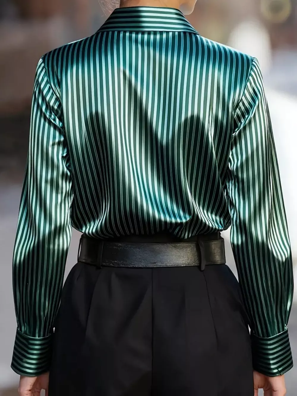 Striped Long Sleeve Shirt, image 11
