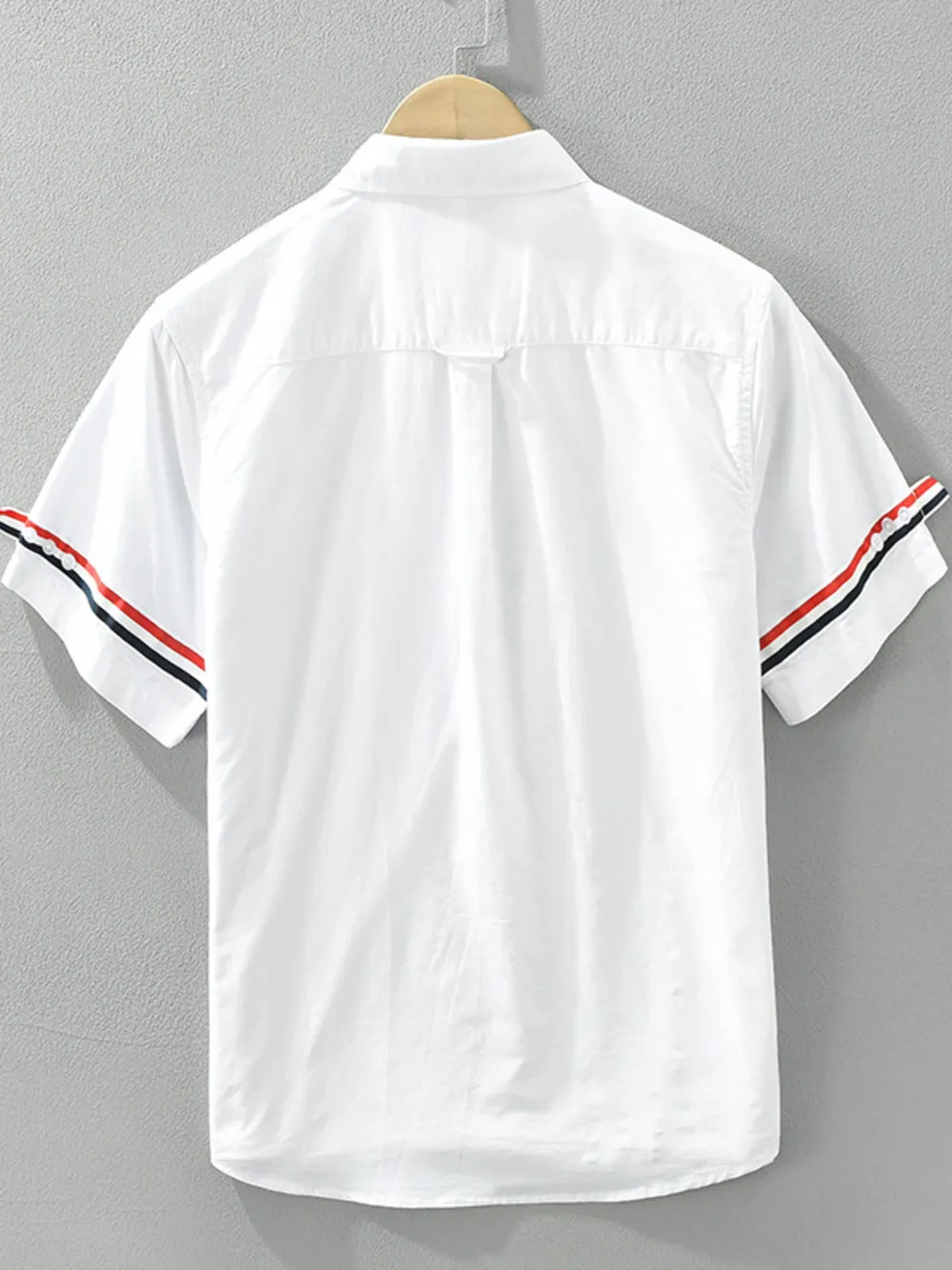 Men's Plus Size Button Up Short Sleeve Shirt, image 3