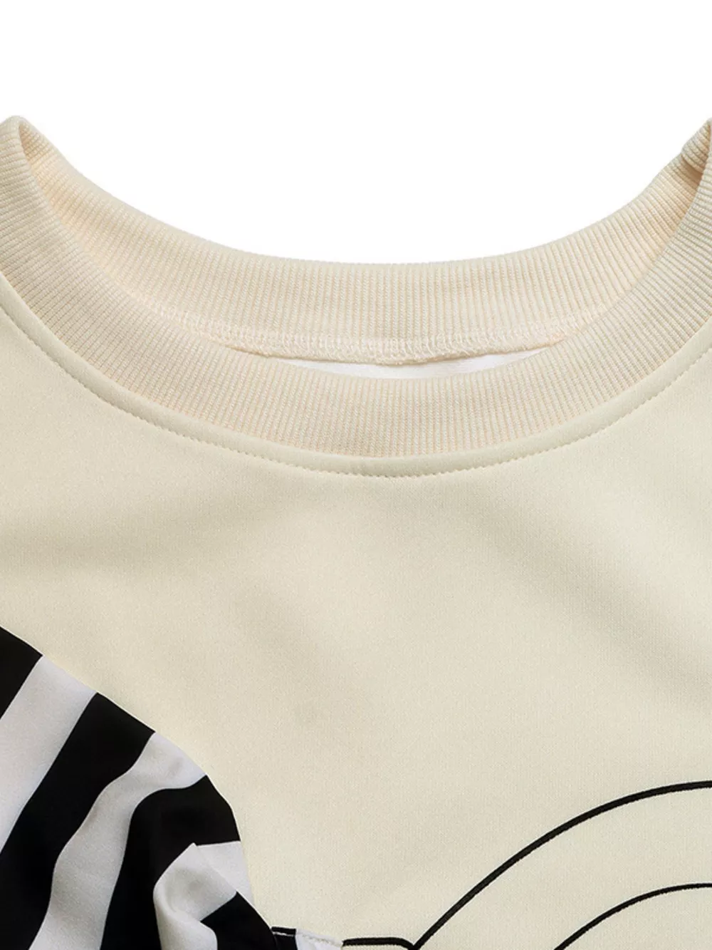Bow Round Neck Dropped Shoulder Sweatshirt, image 9