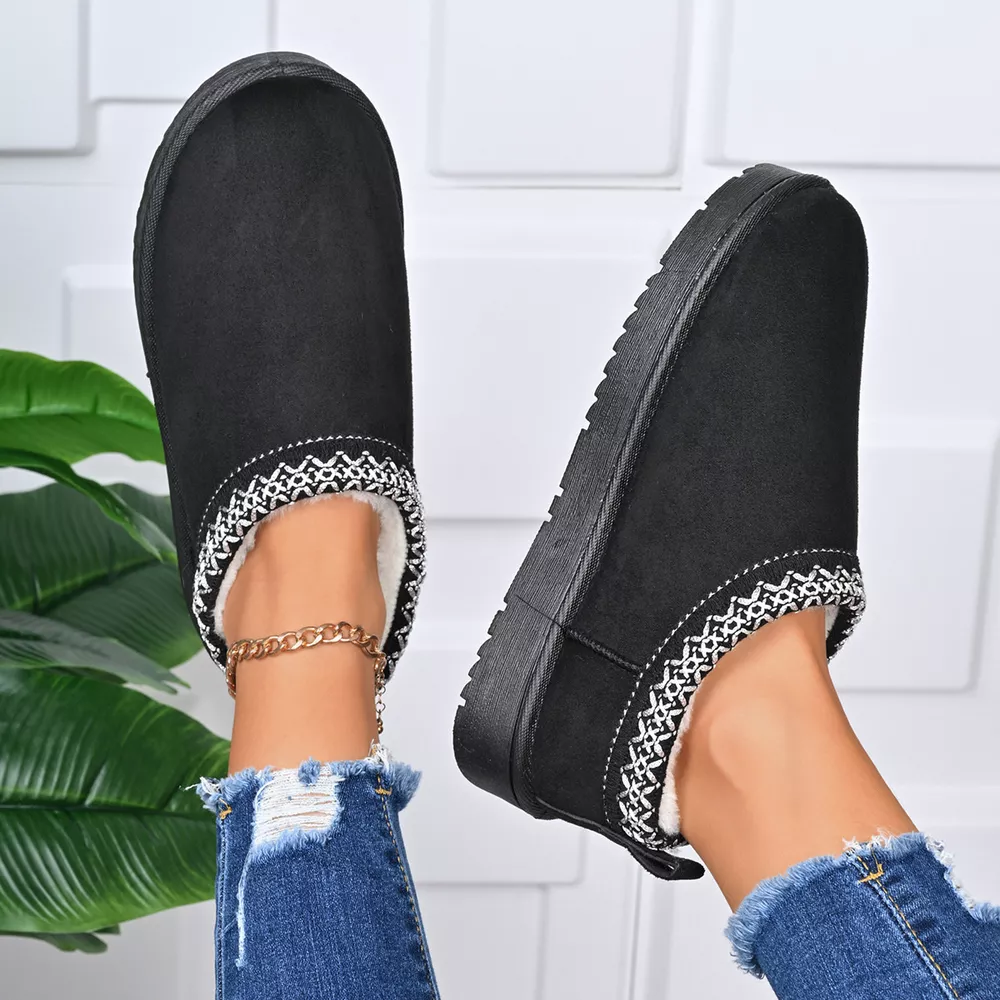 Round Toe Platform Ankle Boots, image 4