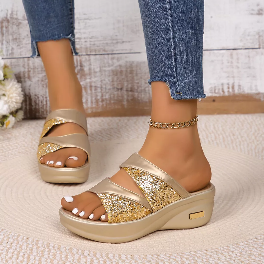 Open Toe Platform Wedge Sandals, image 14