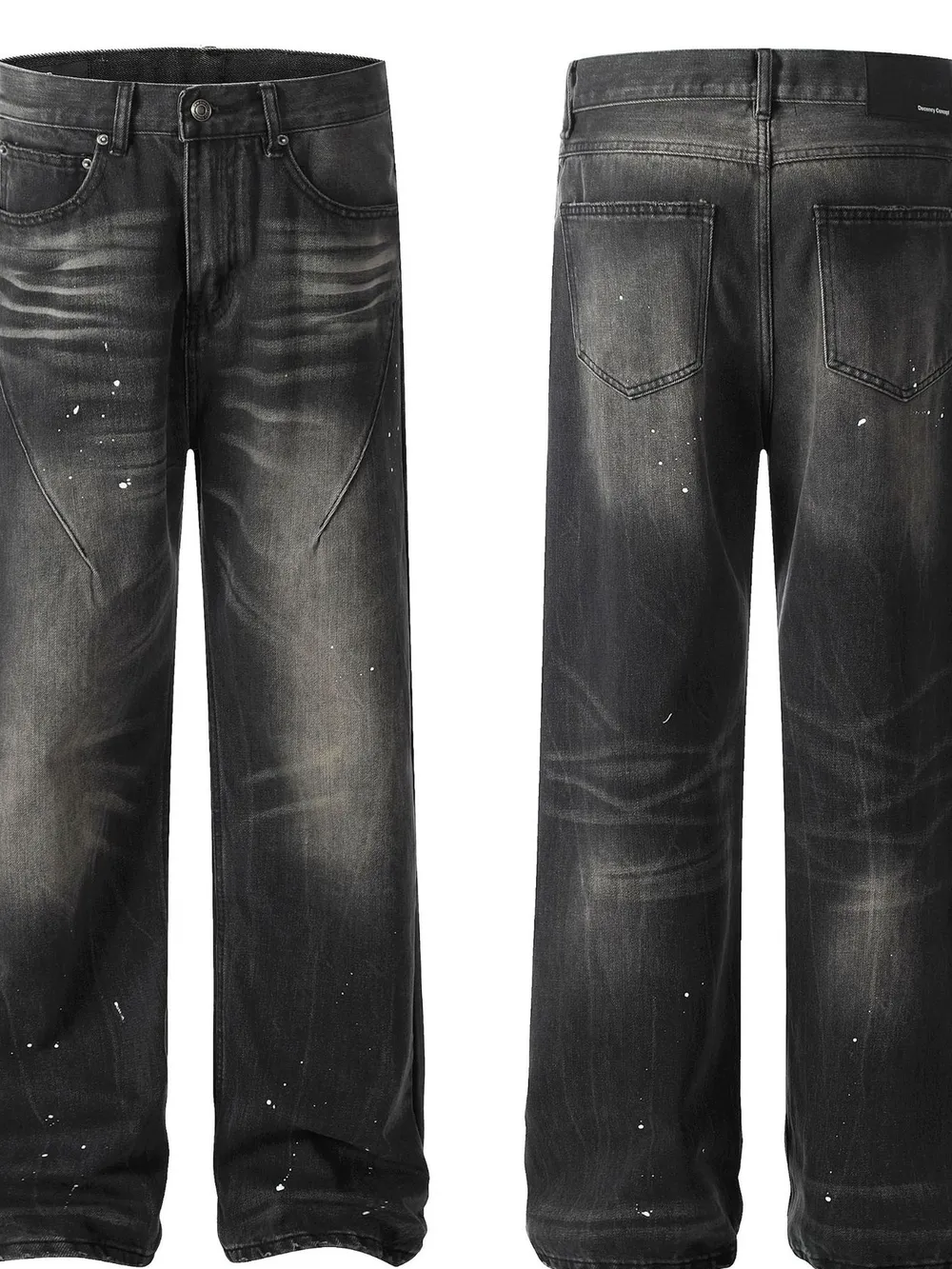 Men's Vintage Washed Relaxed Fit Jeans, image 4