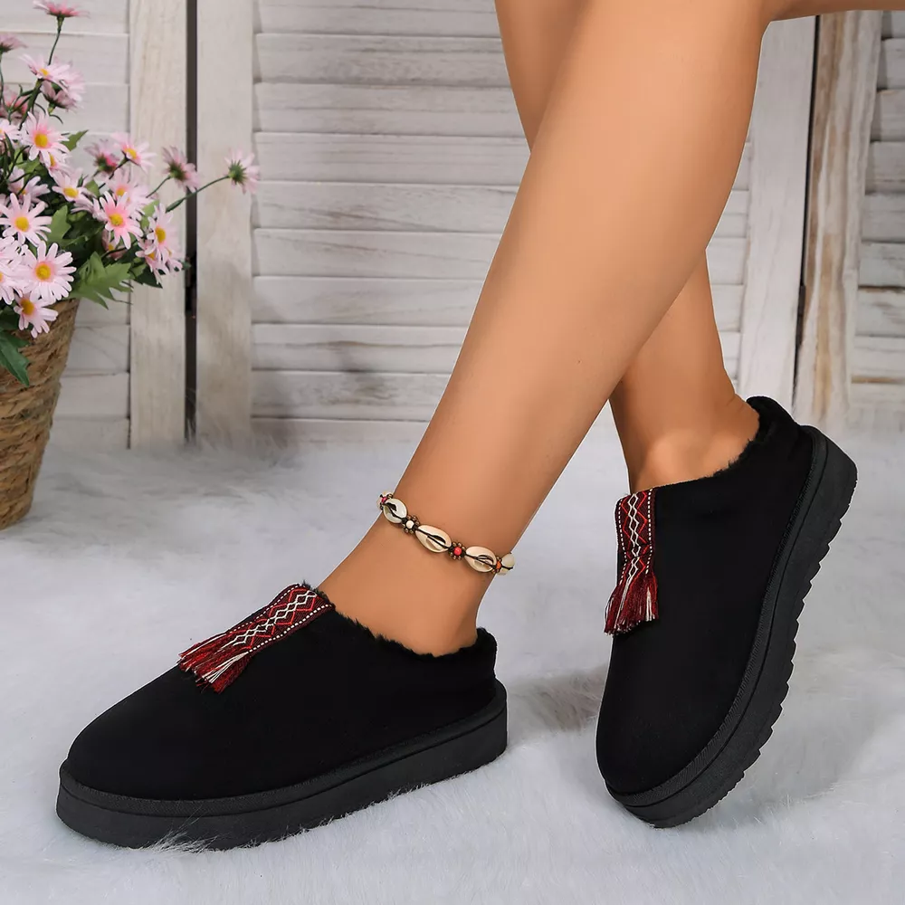 Round Toe Platform Slippers, image 17