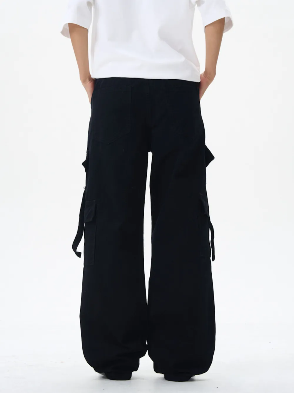 Men's Wide Leg Cargo Pants, image 4