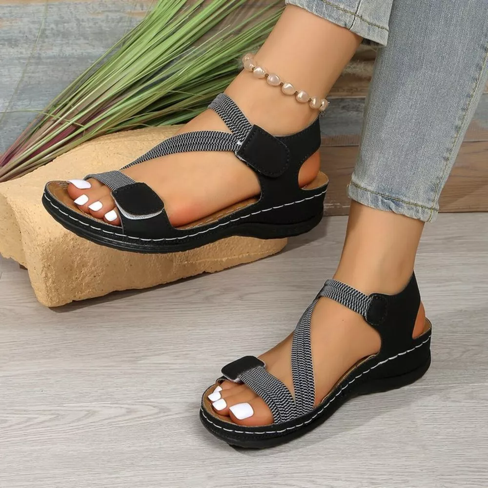 Open Toe Wedge Sandals, image 7