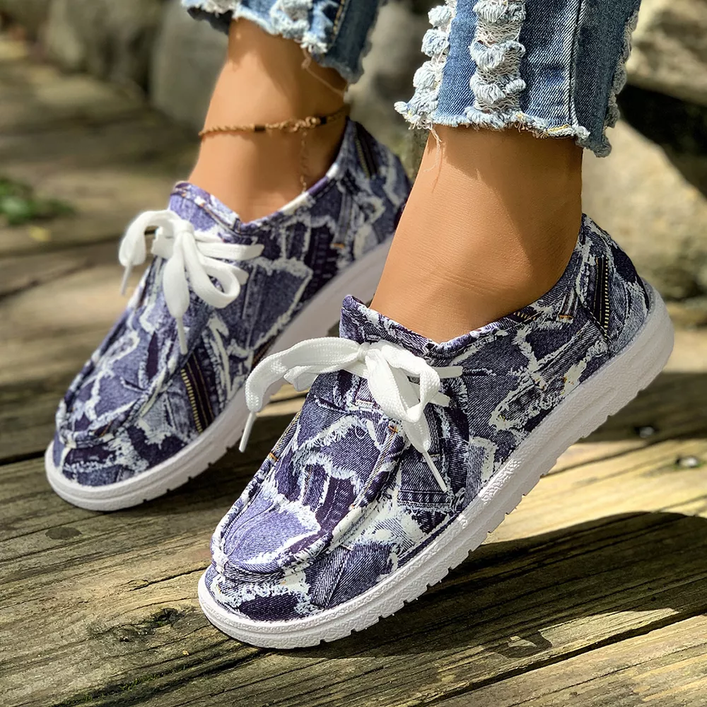 Round Toe Lace Up Sneakers, image 5