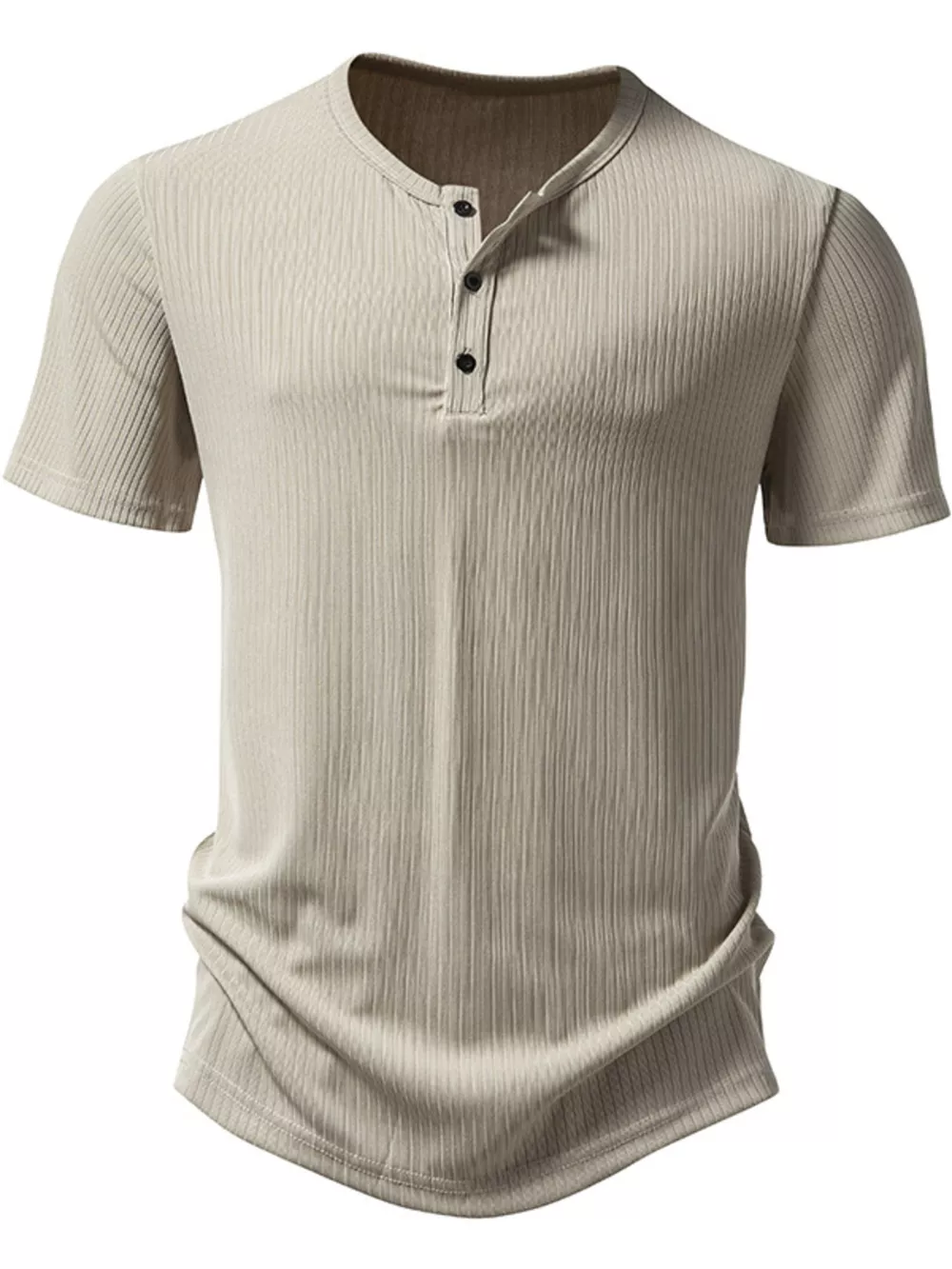 Men's Button Detail Short Sleeve T-Shirt, image 11