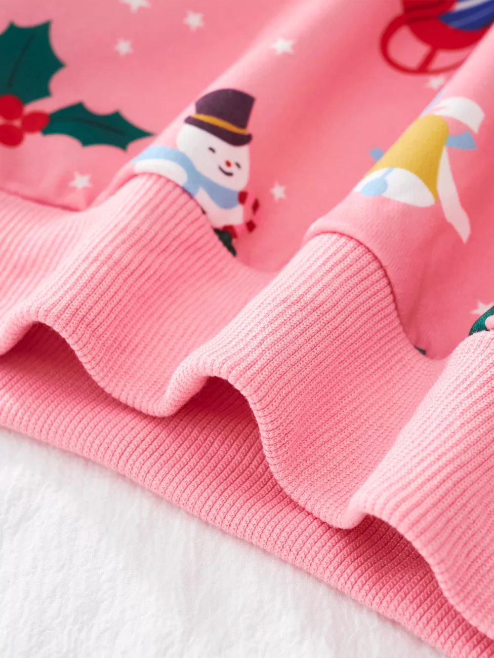 Children's Christmas Print Crew Neck Sweatshirt, image 4