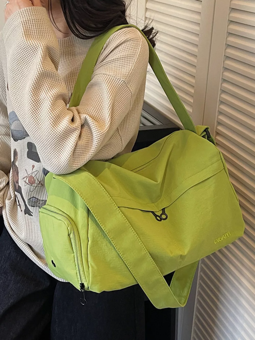 Adjustable Strap Duffle Bag, image 2