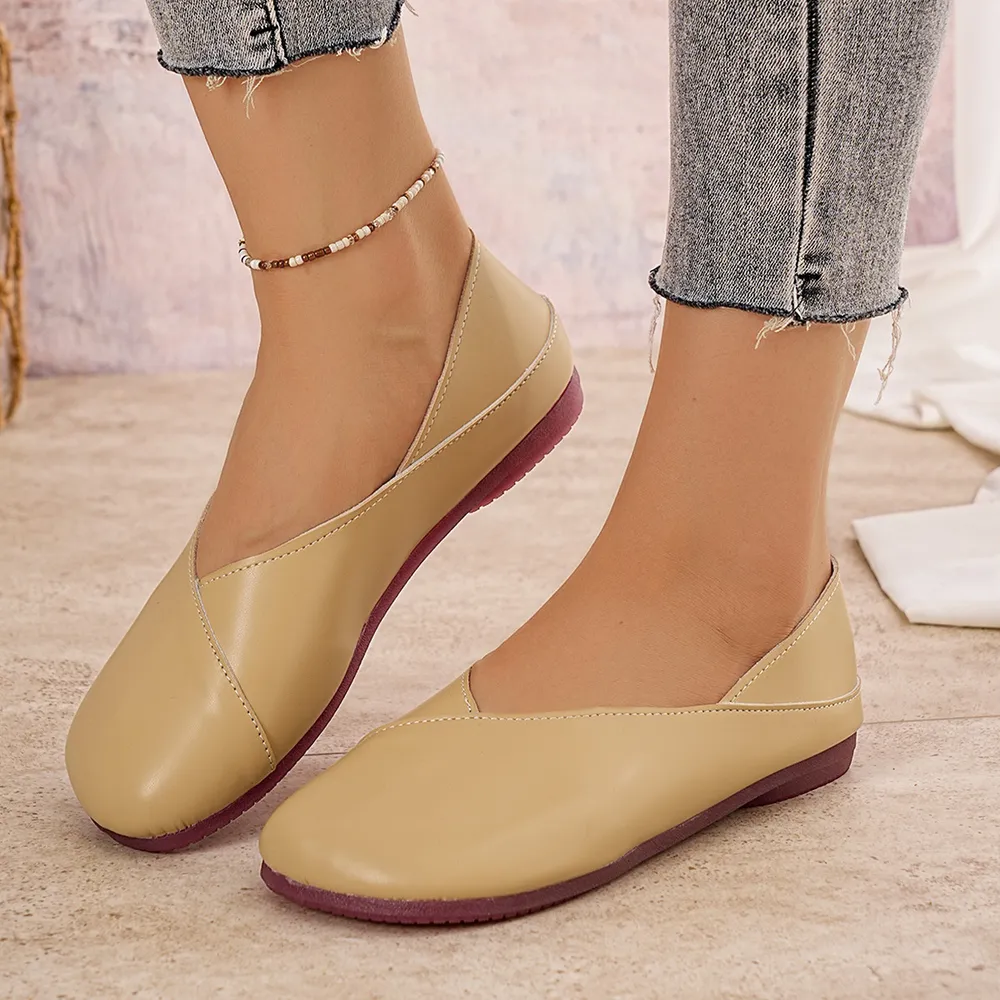 Round Toe Flats Slip-Ons, image 17