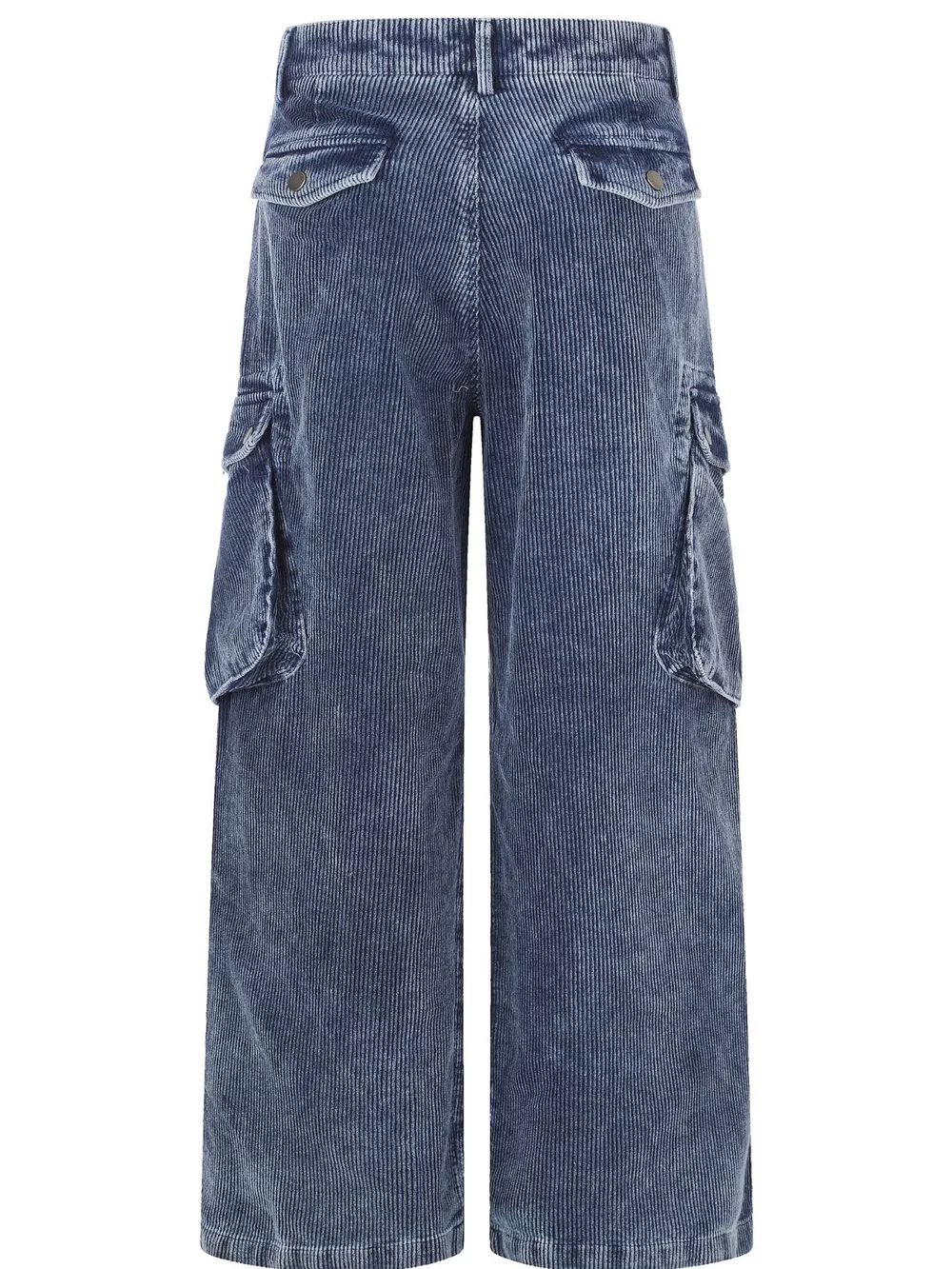 Men's High-Waisted Corduroy Cargo Pants, image 6
