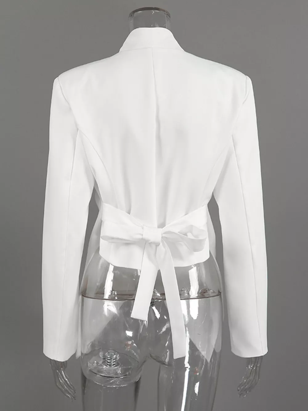 Slim-Fit Asymmetric Hem Blazer, image 8