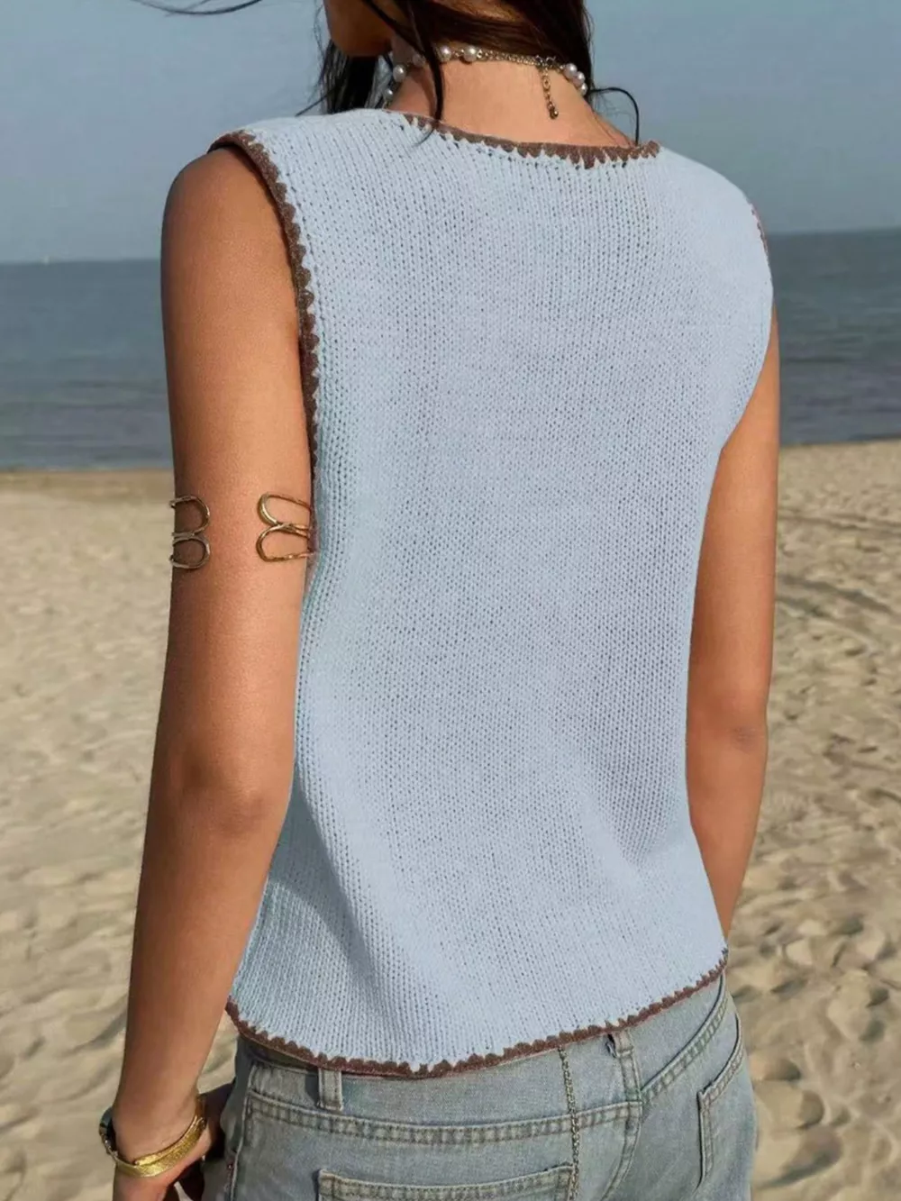 Button-Down Sweater Vest, image 13
