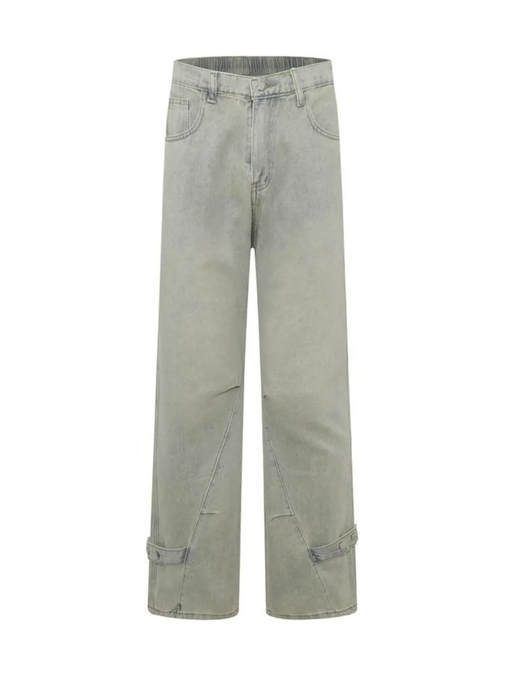 Men's High Waist Wide Leg Jeans, image 3