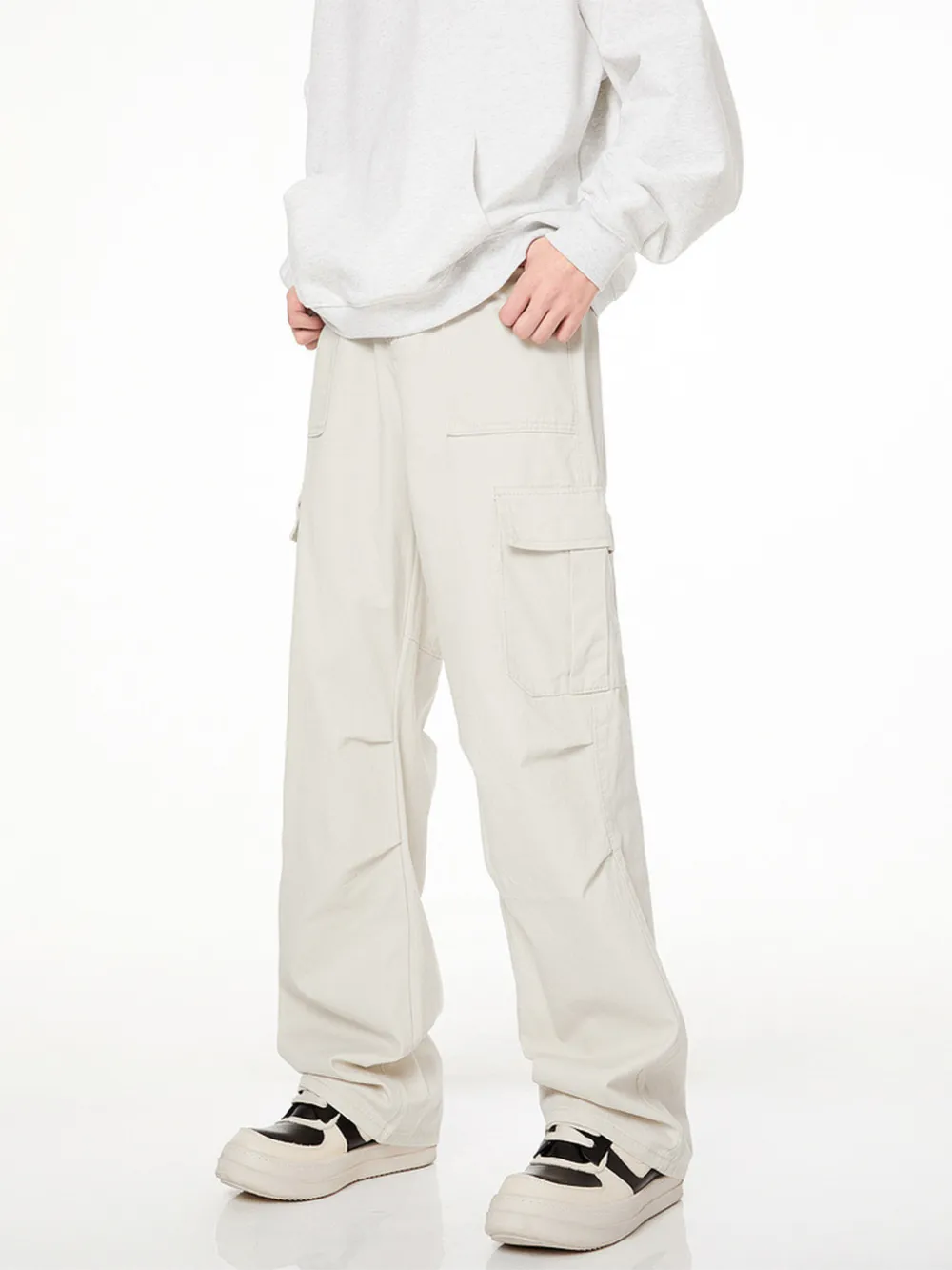 Men's Full Size Loose Fit Cargo Pants Plus Size, image 5