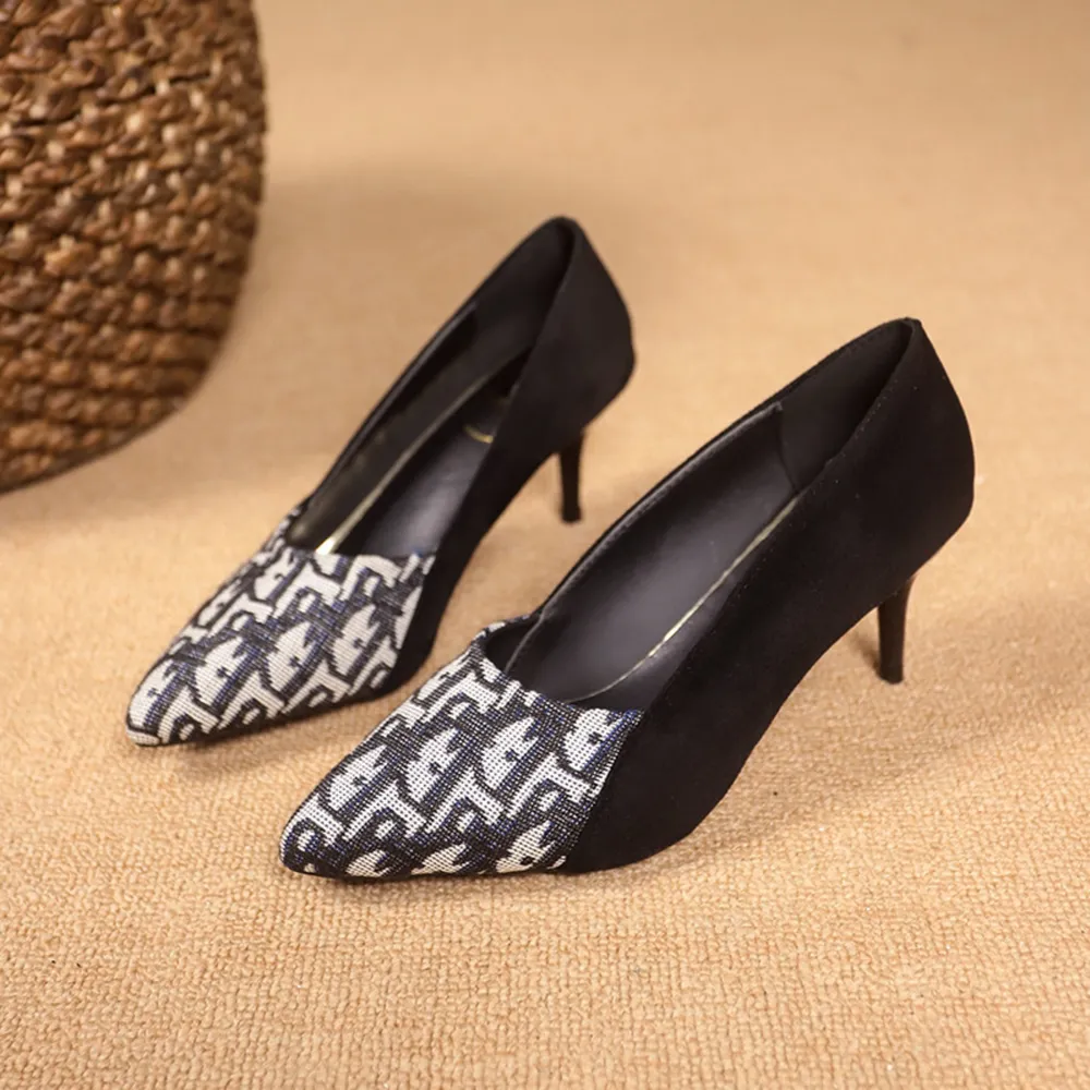 Point Toe Suede Pumps, image 6