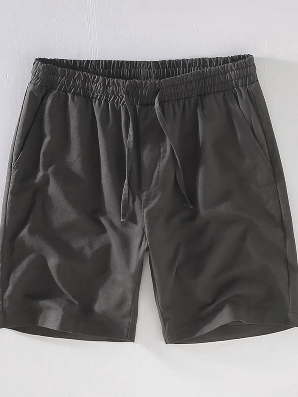 Men's Plus Size Drawstring Casual Shorts, image 5