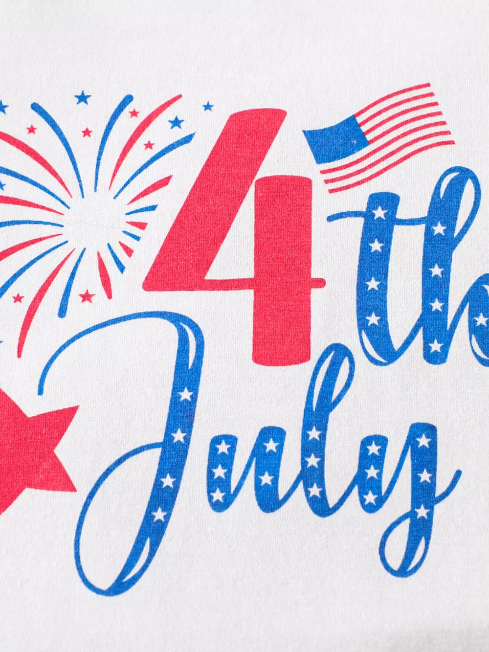 Children's Independence Day Print Outfit Set, image 4