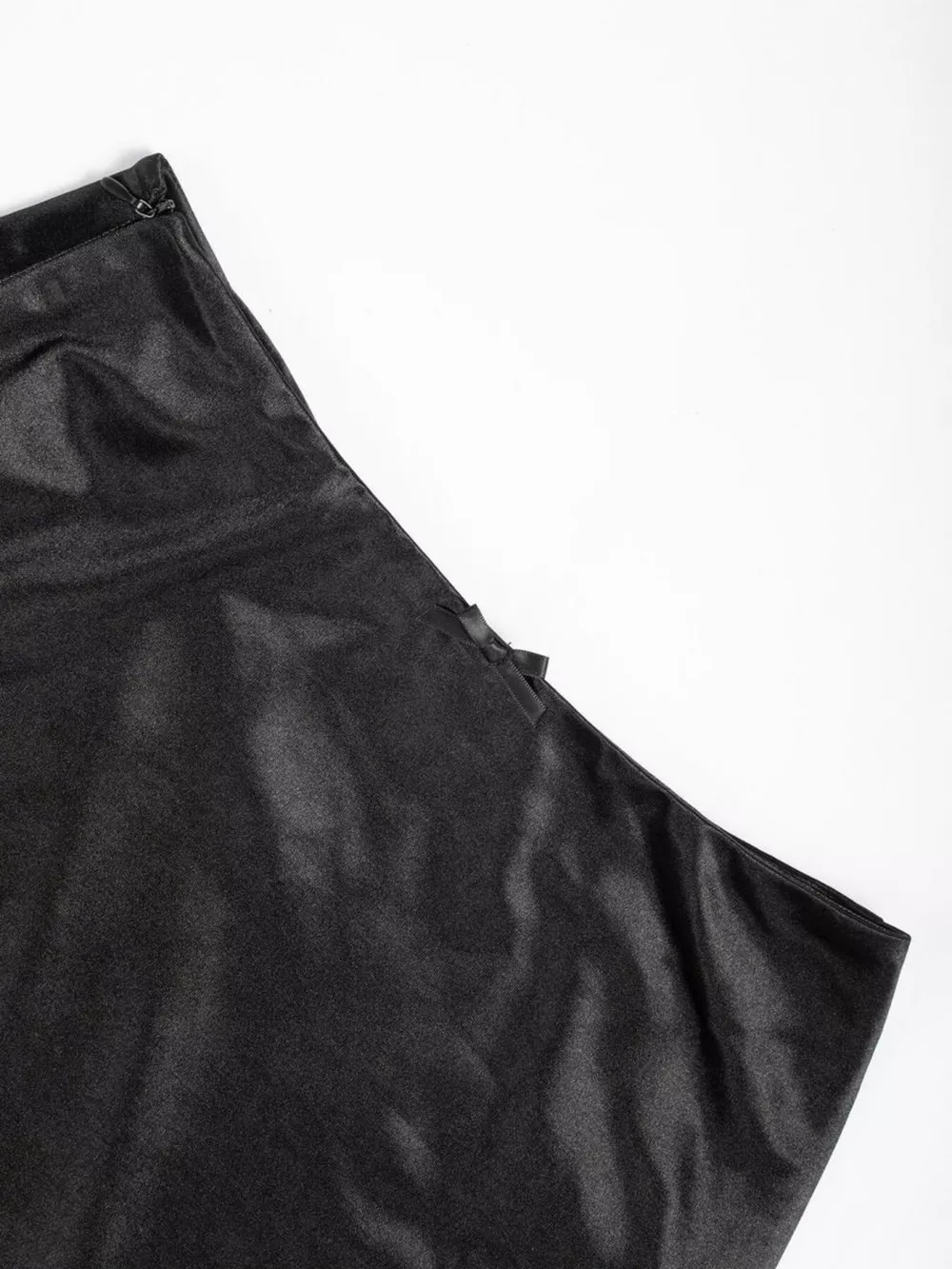 High Waist Satin Maxi Skirt, image 4