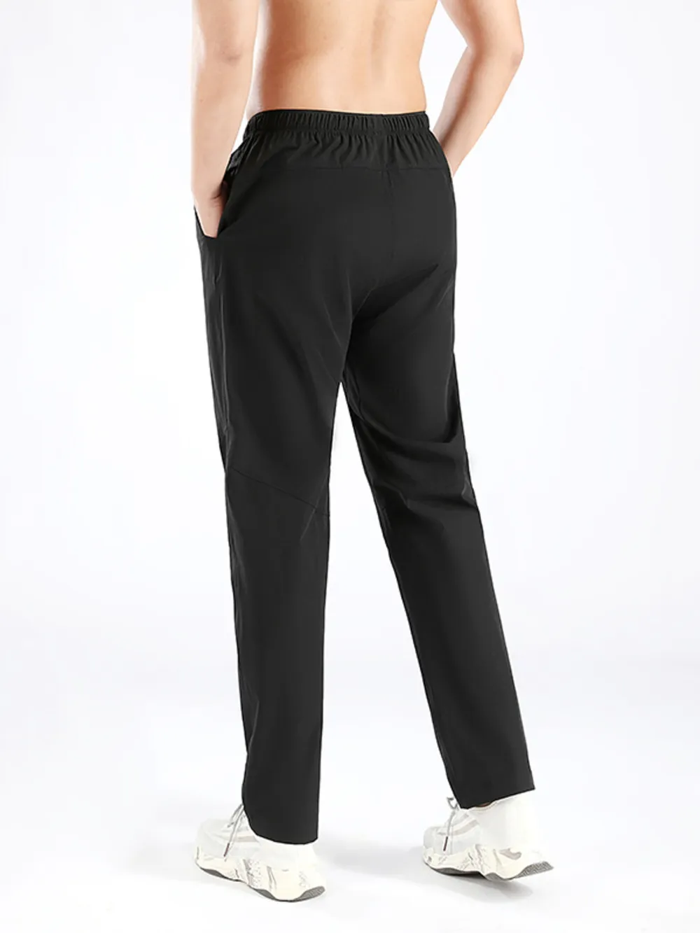 Men's Plus Size Elastic Waistband Active Pants, image 5