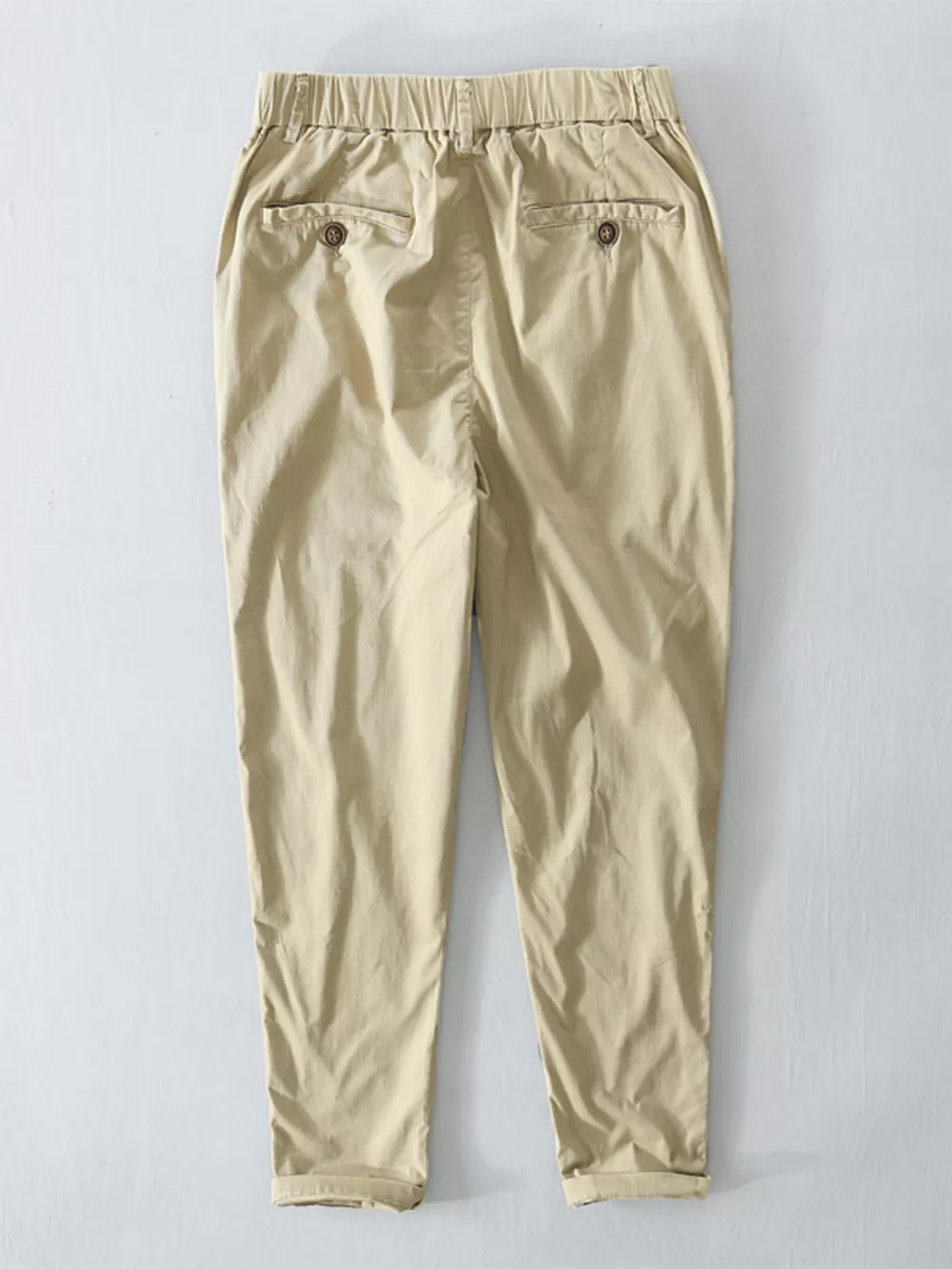 Men's Plus Size Casual Elastic Waist Pants, image 4