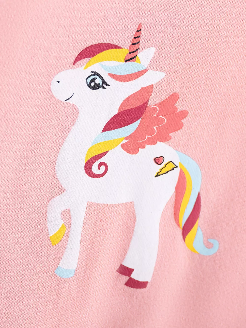 Children's Unicorn Ruffle Sleeve Tulle Dress, image 4