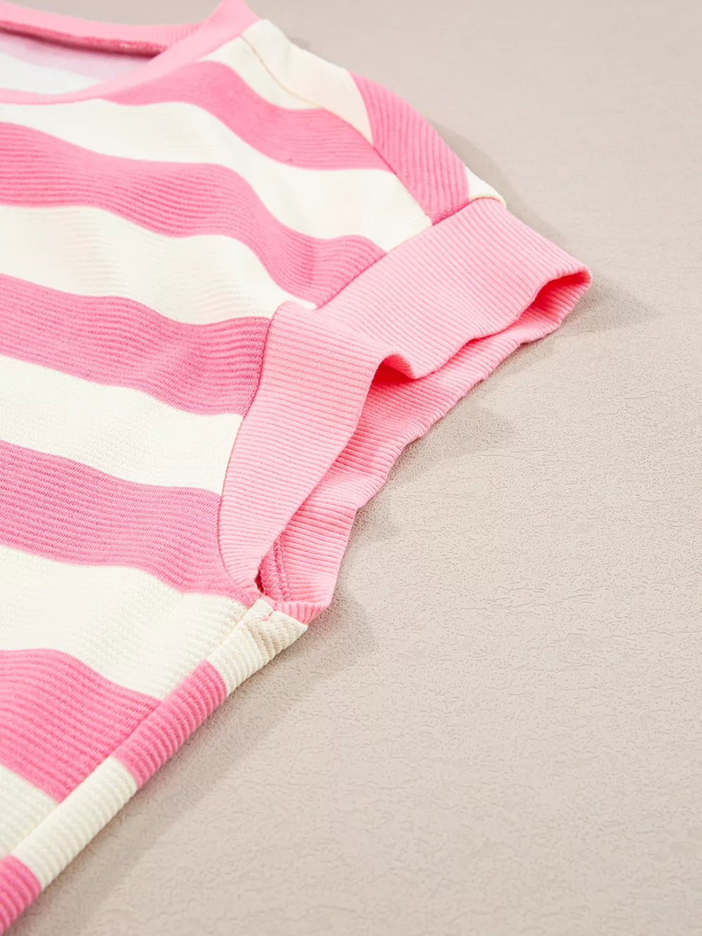Stripe Cap Sleeve Pocketed Shift Dress, image 7