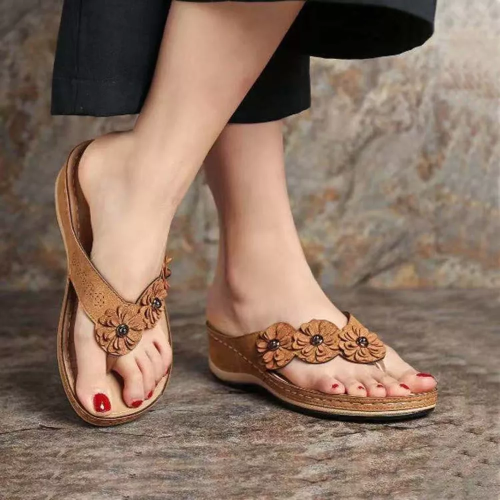 Toe Post Wedge Sandals, image 15
