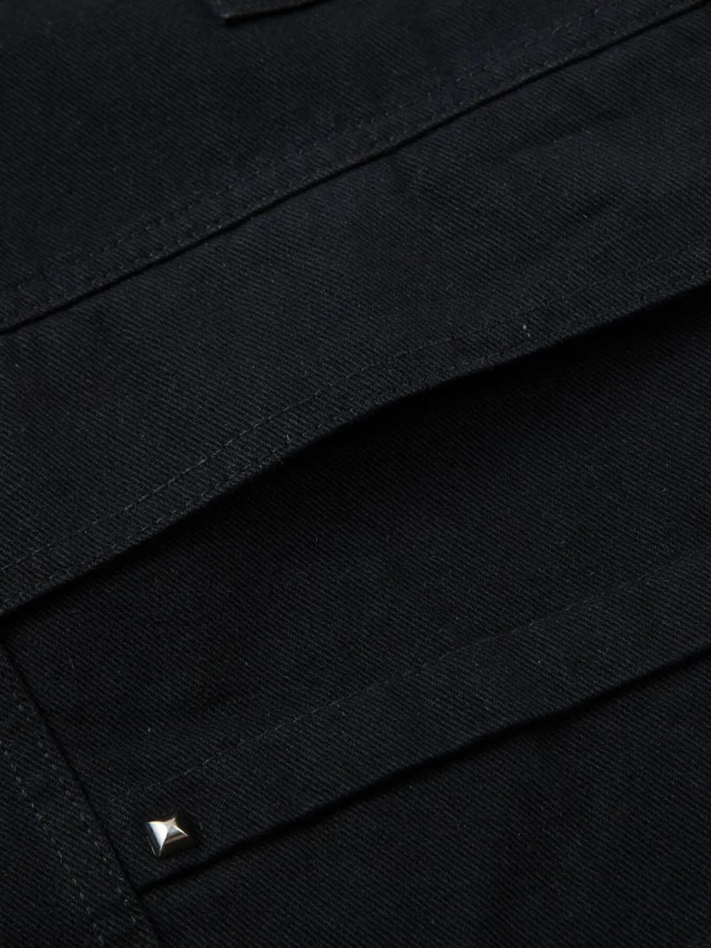 Men's Wide Leg Cargo Jeans, image 9