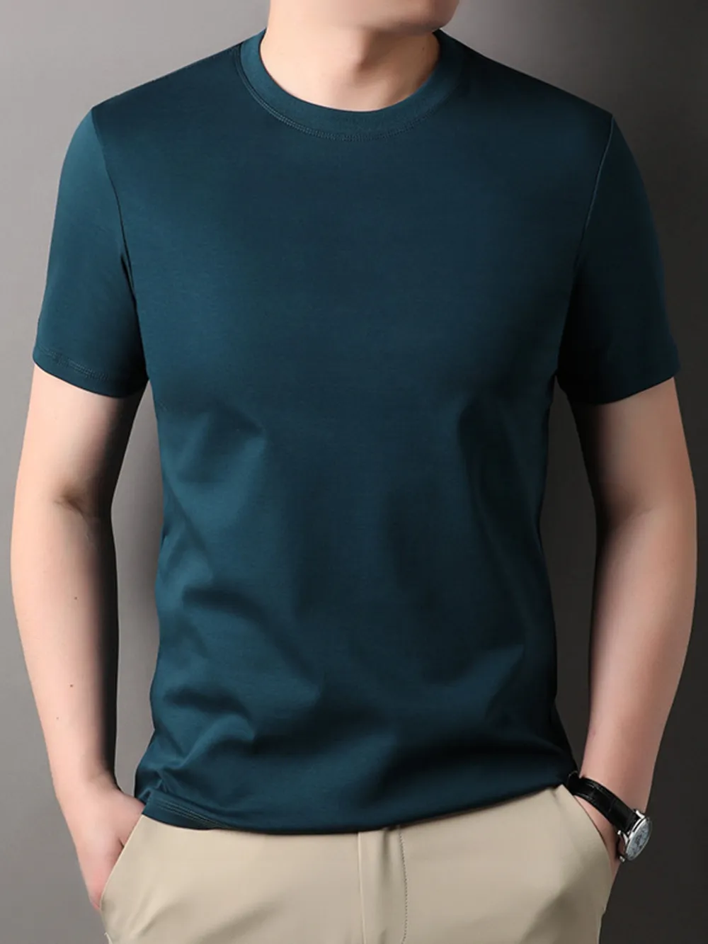Men's Short Sleeve Crew Neck T-Shirt, image 6