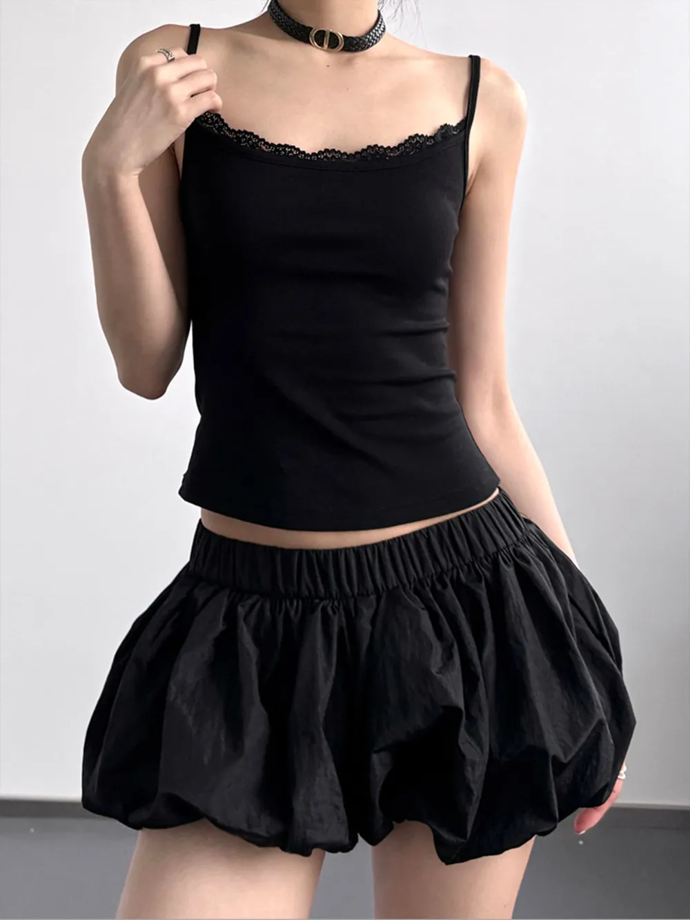 Lace Trim Cami Top, image 9