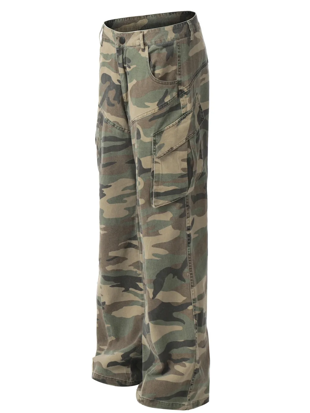 Men's Camouflage Cargo Pants, image 2