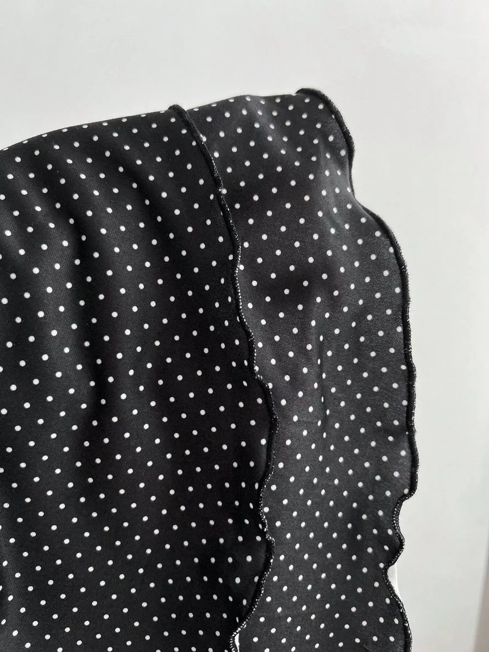 Polka Dot Cutout Front Halter Neck Dress, image 6