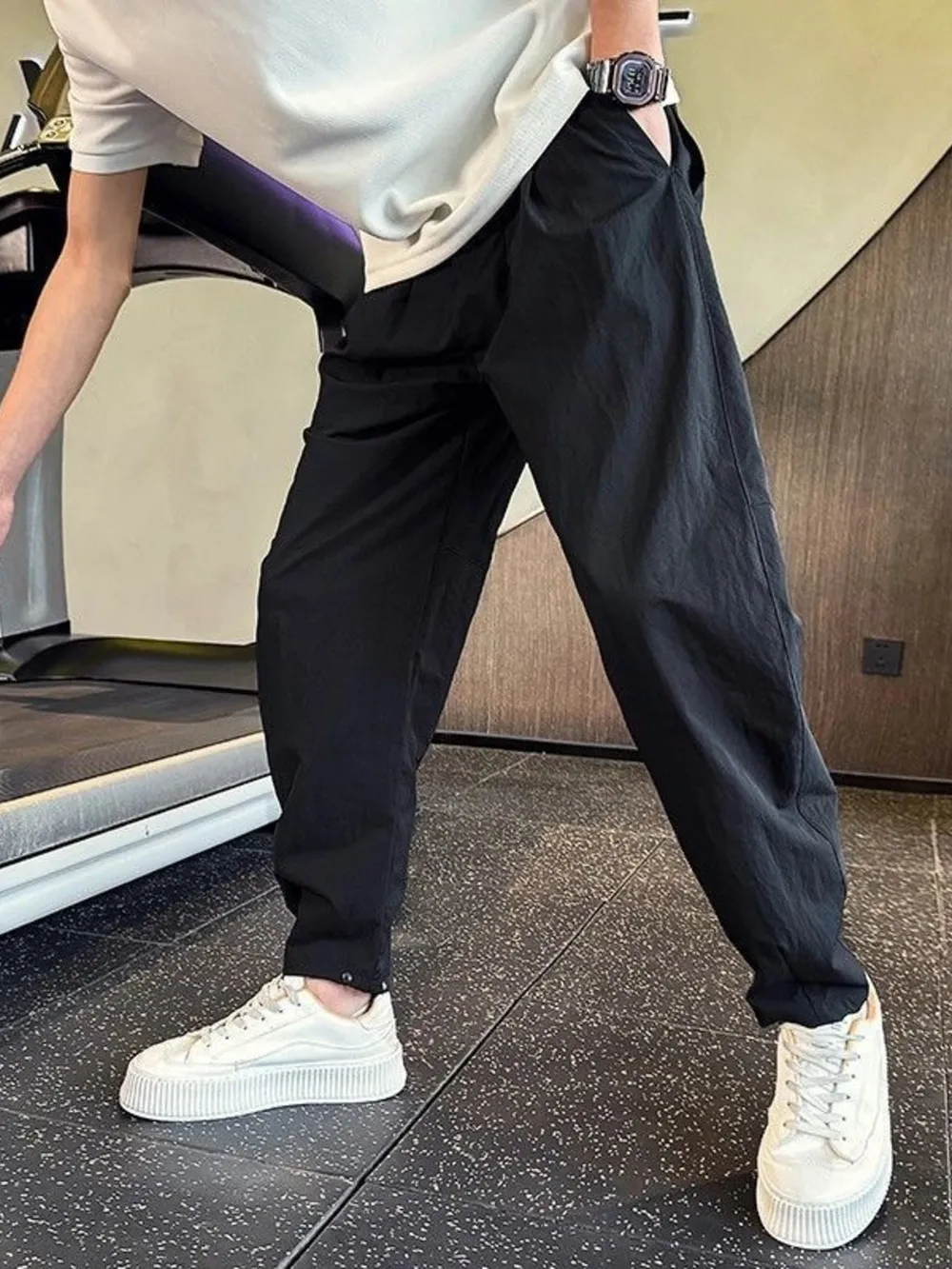 Men's Plus Size Lightweight Casual Cargo Pants
