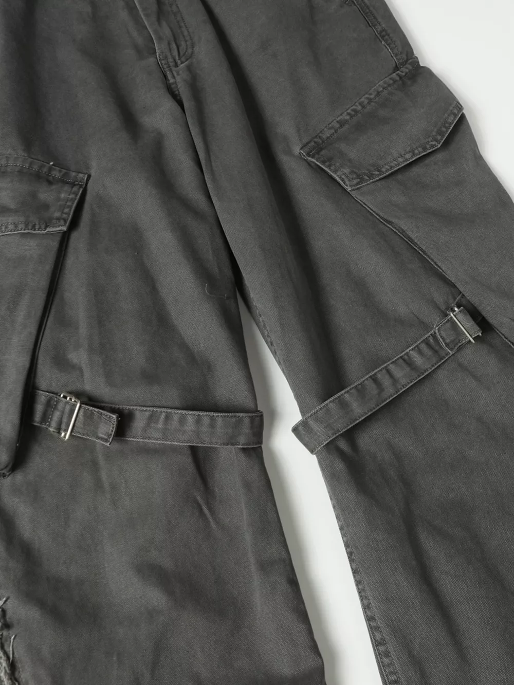 Men's Cargo Pants with Buckle Straps, image 7