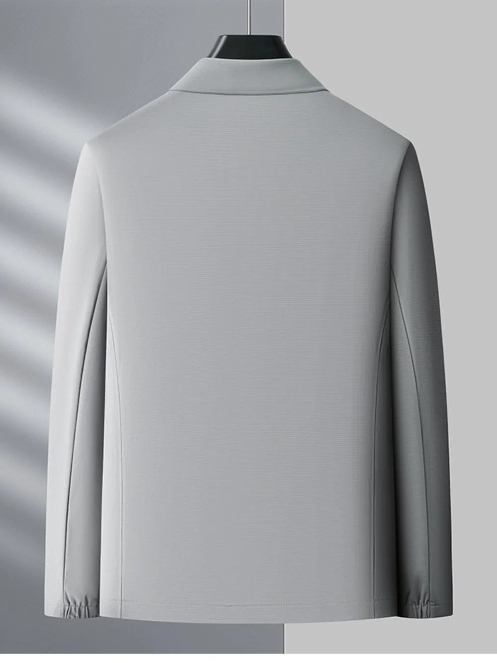 Men's Plus Size Zip Up Long Sleeve Jacket, image 10