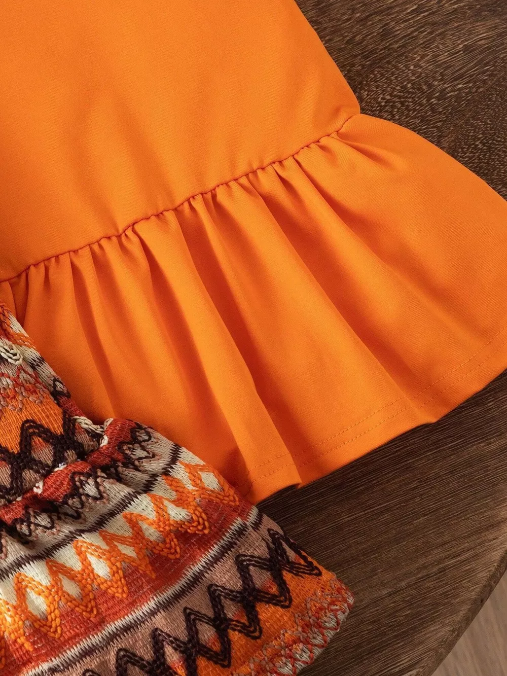 Children's Ruffled Hem Halter Neck Dress, image 6