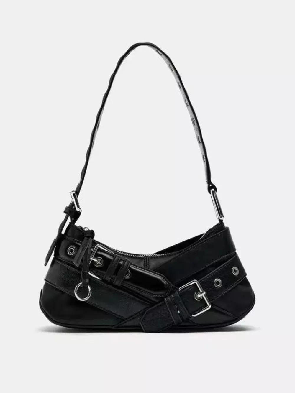 Buckled Accent Shoulder Bag, image 2