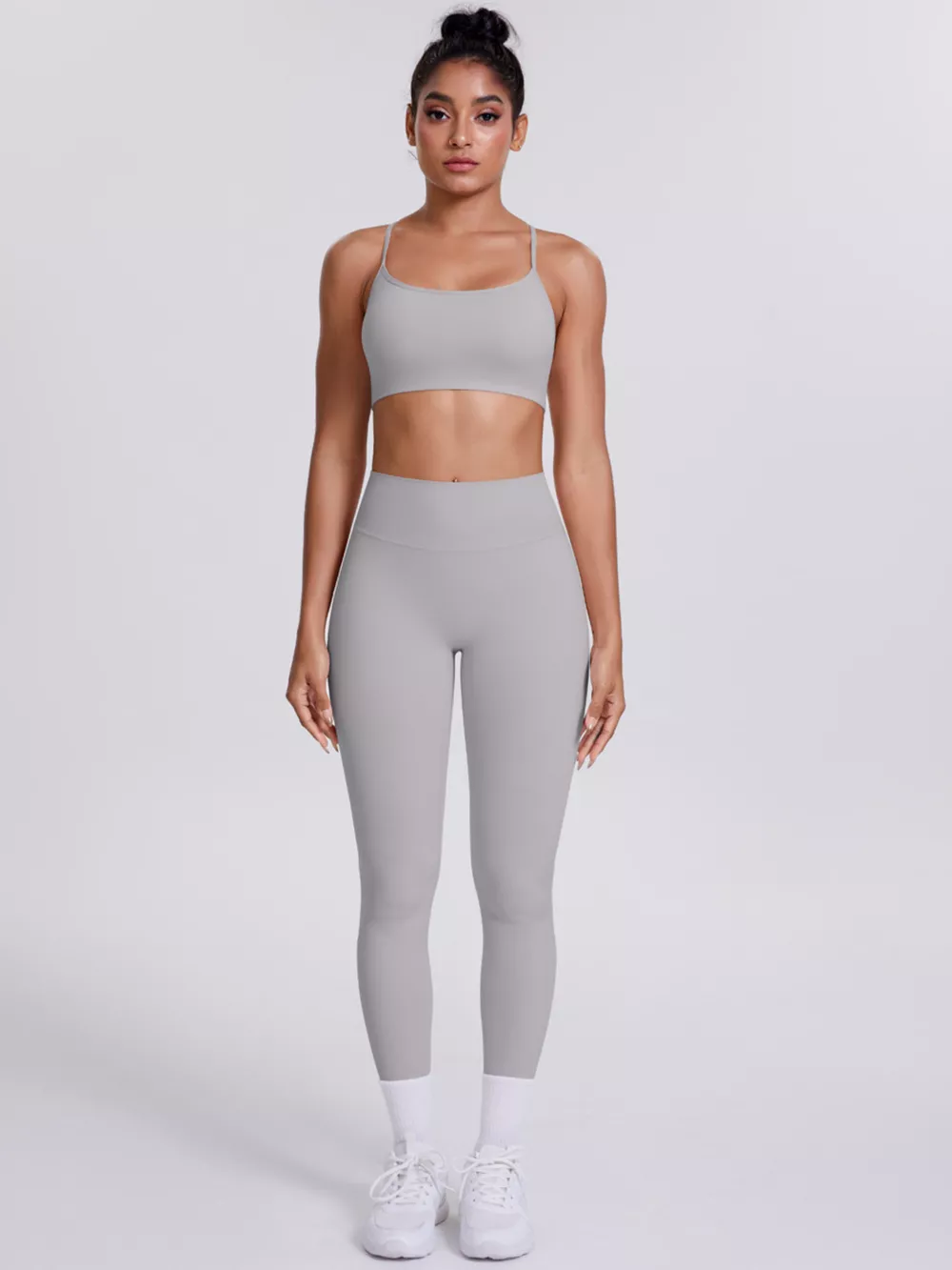 Criss-Cross Back Cami and Leggings Active Set, image 18