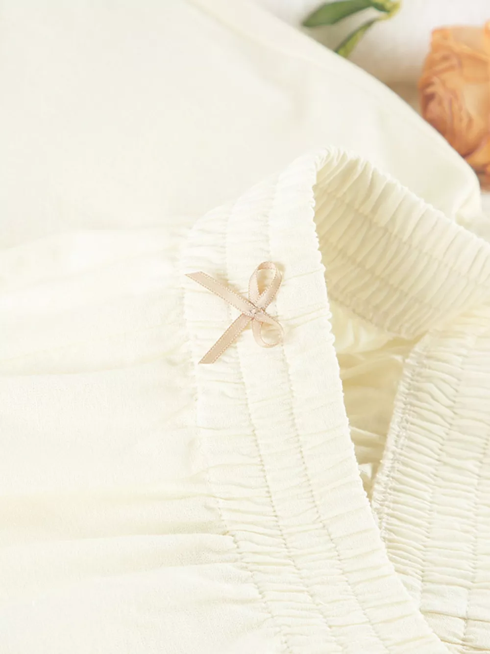 Contrast Trim Long Sleeve Top and Shorts Lounge Set, image 20