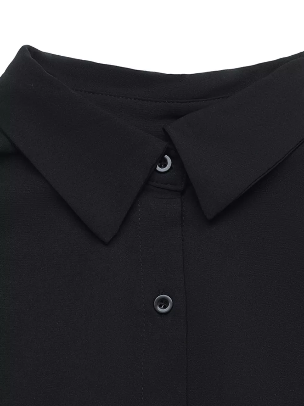 Button Front Flounce Sleeve Bodycon Shirt Dress, image 16