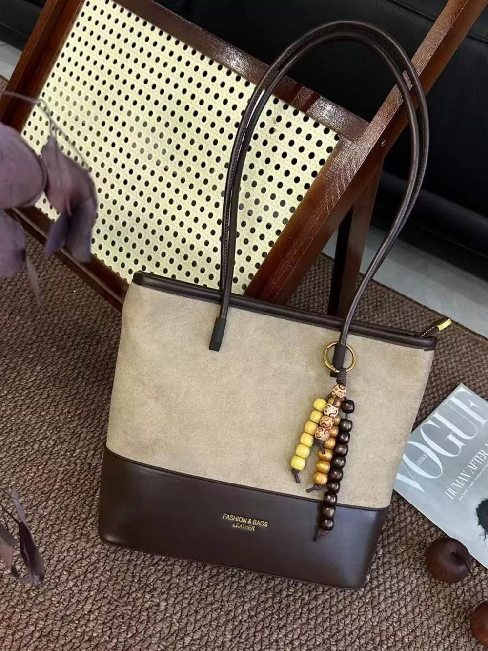Color Block Shoulder Bag, image 5