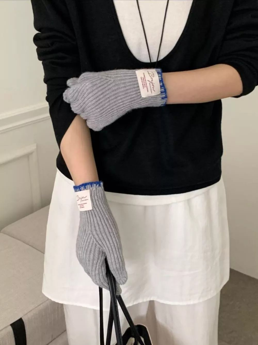 Ribbed Knit Gloves, image 20
