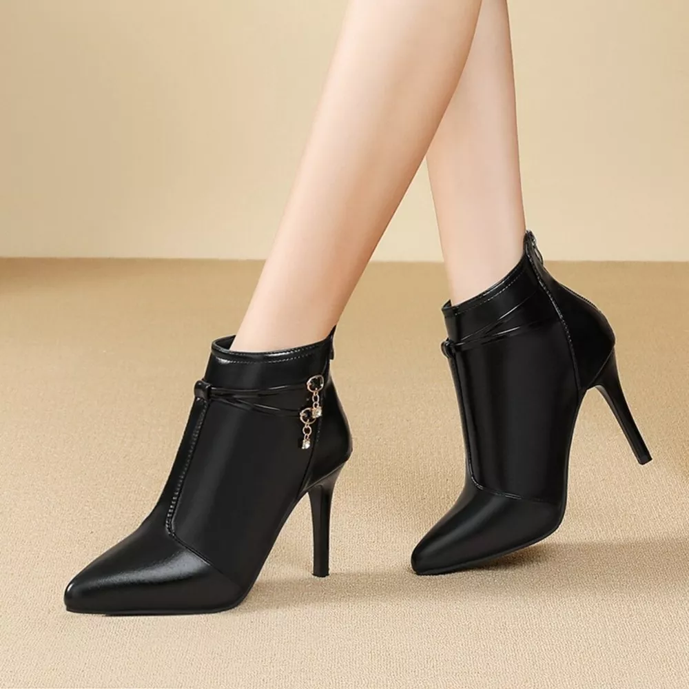 Point Toe Stiletto Boots, image 2