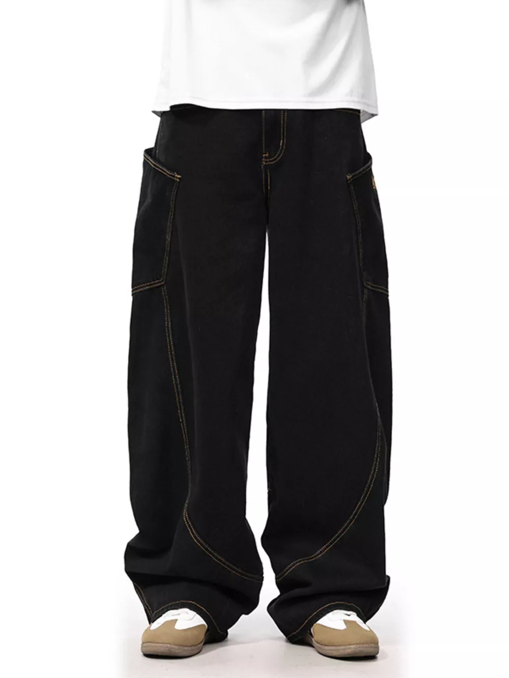 Men's Wide Leg Jeans